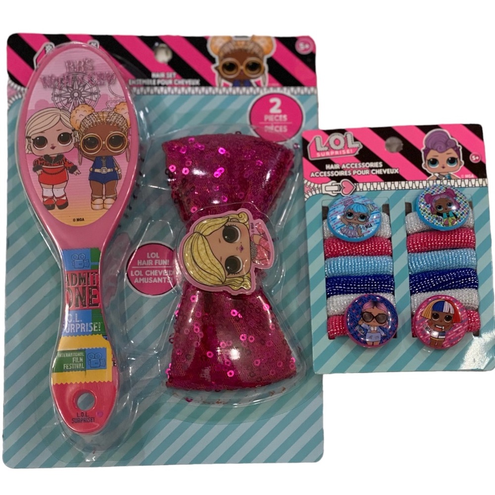 NEW LOL Kids Hair Accessories Bundle